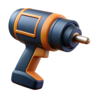 3D Render of a Cordless Drill png