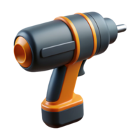 3D Render of a Futuristic Cordless Drill png