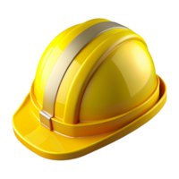 Yellow Hard Hat 3D Render png