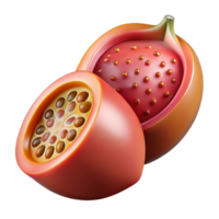 3D Render of Abstract Fruit png