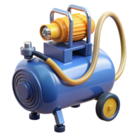 3D Render of a Portable Air Compressor png