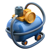 3D Render Air Compressor Illustration png