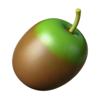 3D Render of a Kiwi Fruit png