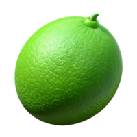 3D Render of a Lime Fruit png