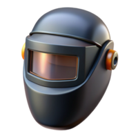 3D Rendering Welder Helmet Design png