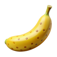 3D Render of a Perforated Banana png