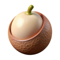 3D Render of Nut in Shell png
