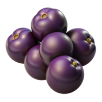 3d render do ameixas grupo png