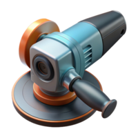 3D Render of a Modern Angle Grinder png