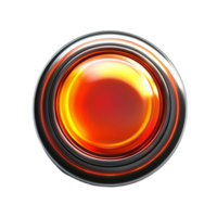 A red button with a black background png