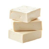 pieces of white cheese are stacked on top of each other png