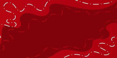 Abstract Red Background wave shape with line vector