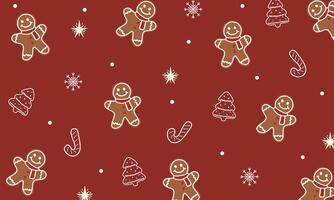 Christmas element pattern background for Winter season concept. vector