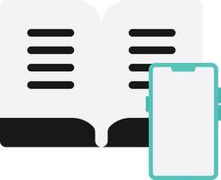 Open Book Reading vector