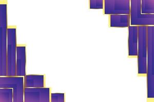 gradient purple with luxury geometric white background vector