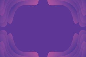 Modern wave background with purple gradient color vector