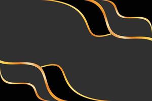 Modern luxury wave background design vector