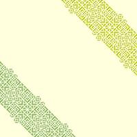 Abstract Oriental Geometric Diagonal Flat Ornament Design vector