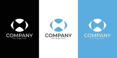 Clean and minimalist company logo designed for versatile branding. vector