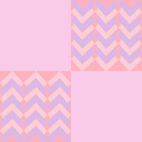 Curves pink on half square. Seamless pattern. vector