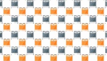 Seamless pattern with a set of dishwasher. illustration. vector
