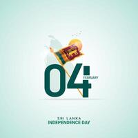 Independence day banner with flag map vector
