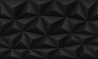 3d black polygon texture background vector