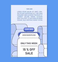 Printing Paper with Blank space for text vector
