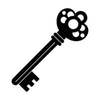 The key silhouette art illustration vector