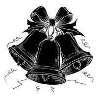 Hand drawing style of jingle bells vector