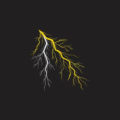 A lightning bolt illustration art design