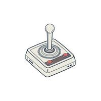An illustration of a joystick on a white background vector