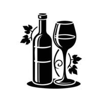 Wine Icon, Suitable for Beverage and Winery Themes vector