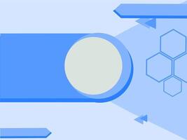 A blue pipe with a white circle in the middle vector