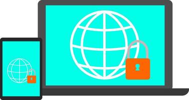 How to protect your data from hackers vector