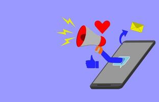 How to use social media to grow your business vector
