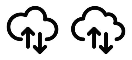 Two arrows pointing to the left and right vector