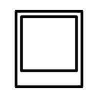 An image of a square photo frame vector