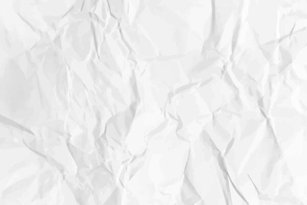 White clean crumpled paper