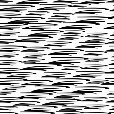 Seamless pattern with black pencil brushstrokes