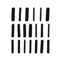 Hand drawn vertical stripes pattern. Minimal geometric repeat lines for wallpaper, textile vector
