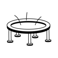 Get this amazing icon of trampoline in modern style vector
