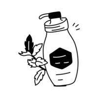 A moisturizing lotion used to hydrate and soften the hands vector