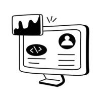 Icon for design software, essential for digital art and creativity vector