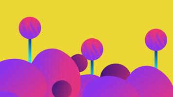 a colorful background with a bunch of flowers vector