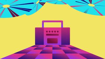 my radio plays summer vector