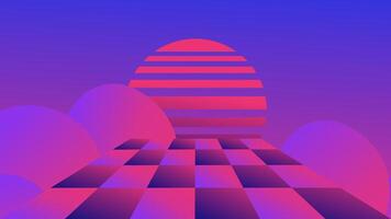 a pink and purple background with a large egg vector
