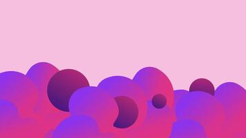 abstract background with pink and purple shapes vector