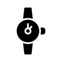 Wristwatch icon. Concept of time, punctuality, and schedule. vector