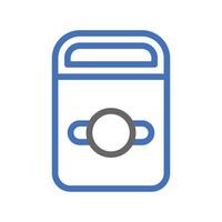 Trash can icon. Concept of waste management, recycling, and environmental protection. vector